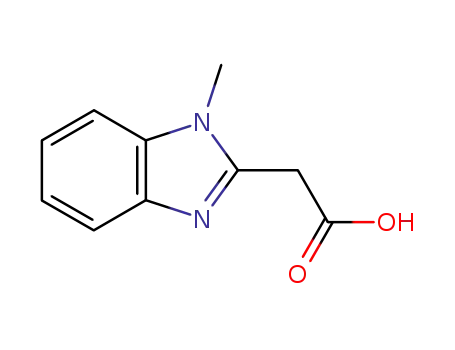 Molecular Structure of 2219-13-8 (2-Benzimidazoleaceticacid,1-methyl-(7CI,8CI))