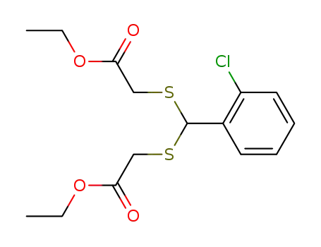 (2-chloro-benzylidenedimercapto)-di-acetic acid diethyl ester