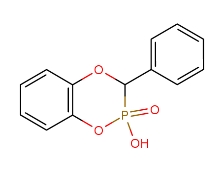 1,4,2-Benzodioxaphosphorin, 2,3-dihydro-2-hydroxy-3-phenyl-, 2-oxide