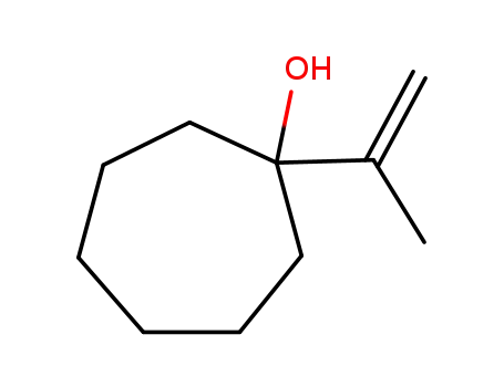 Molecular Structure of 3859-31-2 (Cycloheptanol, 1-(1-methylethenyl)-)