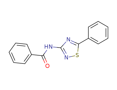 Molecular Structure of 89879-91-4 (Benzamide, N-(5-phenyl-1,2,4-thiadiazol-3-yl)-)