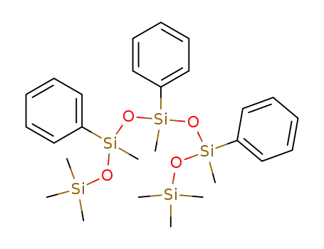 Molecular Structure of 6689-19-6 (3,5,7-TRIPHENYLNONAMETHYLPENTASILOXANE)