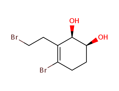 3-Cyclohexene-1,2-diol, 4-bromo-3-(2-bromoethyl)-, (1S,2R)-