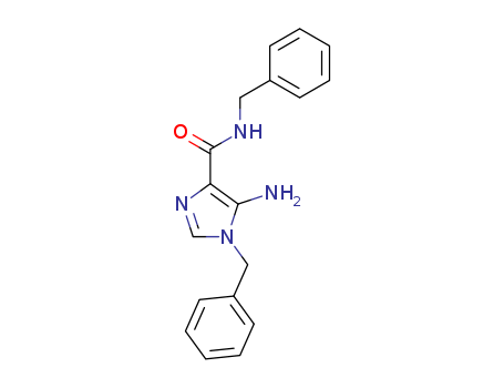 1H-Imidazole-4-carboxamide, 5-amino-N,1-bis(phenylmethyl)-