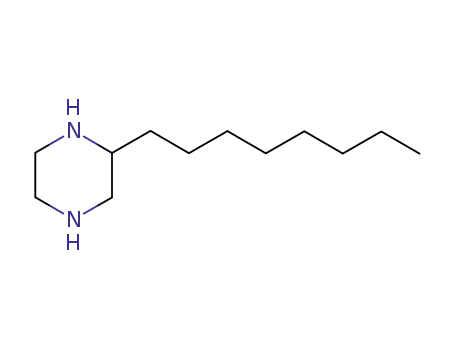 Molecular Structure of 90018-96-5 (Piperazine, 2-octyl-)