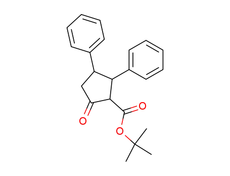 Molecular Structure of 1772-63-0 (tert-butyl 5-oxo-2,3-diphenylcyclopentanecarboxylate)