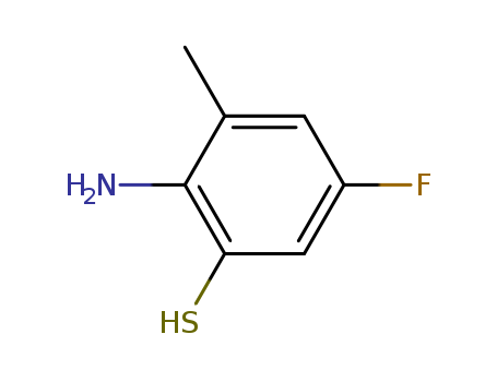 Benzenethiol, 2-amino-5-fluoro-3-methyl- (9CI)