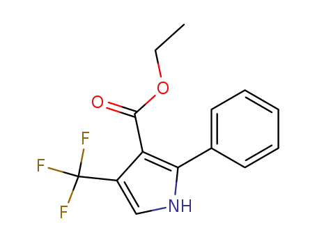 ethyl 2-phenyl-4-(trifluoromethyl)-1H-pyrrole-3-carboxylate