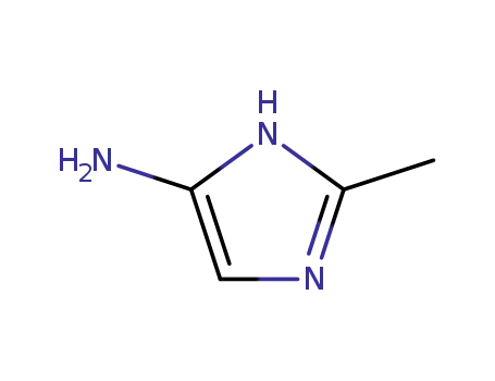 Molecular Structure of 88718-92-7 (2-Methyl-1H-imidazol-4-amine)