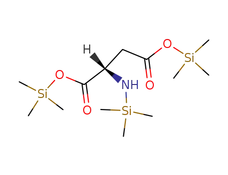 Molecular Structure of 55268-53-6 (N-Trimethylsilyl-L-aspartic acid bis(trimethylsilyl) ester)