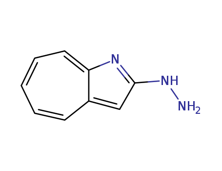 Molecular Structure of 102363-24-6 (Cyclohepta[b]pyrrol-2(1H)-one, hydrazone)
