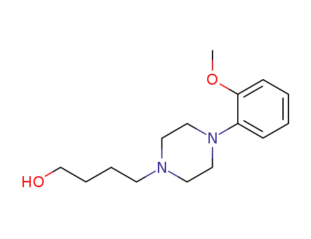 Molecular Structure of 40004-65-7 (4-[4-(2-methoxyphenyl)piperazin-1-yl]butan-1-ol)