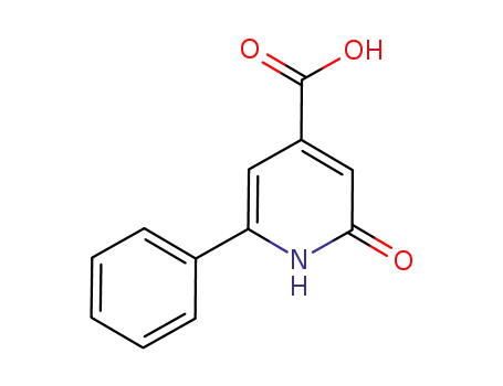 Molecular Structure of 91493-43-5 (2-HYDROXY-6-PHENYLPYRIDINE-4-CARBOXYLIC ACID)