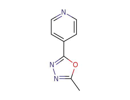 Molecular Structure of 58022-65-4 (2-Methyl-5-(pyridin-4-yl)-1,3,4-oxadiazole)