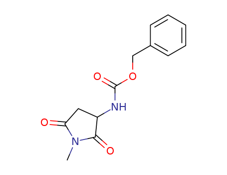 benzyl N-(1-methyl-2,5-dioxo-pyrrolidin-3-yl)carbamate cas  91807-59-9