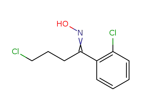 Molecular Structure of 566198-05-8 (1-Butanone, 4-chloro-1-(2-chlorophenyl)-, oxime)
