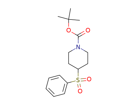 1-Piperidinecarboxylic acid, 4-(phenylsulfonyl)-, 1,1-dimethylethyl ester(400729-18-2)