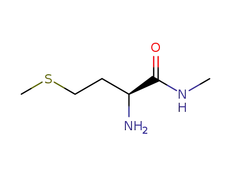 Molecular Structure of 68800-02-2 ((S)-2-amino-N-methyl-4-(methylthio)butanamide)