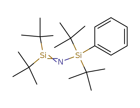 Molecular Structure of 161891-78-7 (Di-tert.-butyl-(di-tert.-butylphenylsilyl)iminosilan)