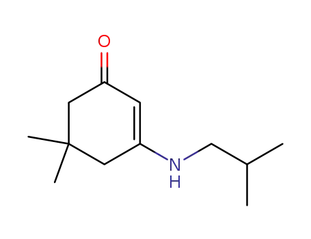 Molecular Structure of 82663-49-8 (5,5-dimethyl-3-[(2-methylpropyl)amino]cyclohex-2-en-1-one)
