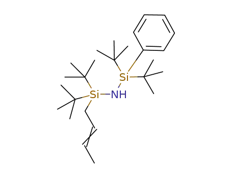 Molecular Structure of 1231250-52-4 (MeHC=CHCH<sub>2</sub>Si(tBu)2NHSiPh(tBu)2)