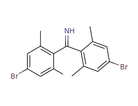 Molecular Structure of 404337-45-7 (Benzenemethanimine,
4-bromo-a-(4-bromo-2,6-dimethylphenyl)-2,6-dimethyl-)