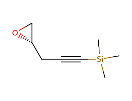 Molecular Structure of 148516-14-7 (Silane, trimethyl[3-(2S)-oxiranyl-1-propynyl]-)