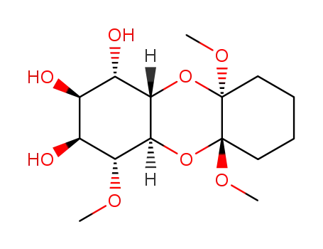Molecular Structure of 434335-30-5 (4,5-O-(1',2'-dimethoxycyclohexane-1',2'-diyl)-3-O-methyl-D-chiro-inositol)