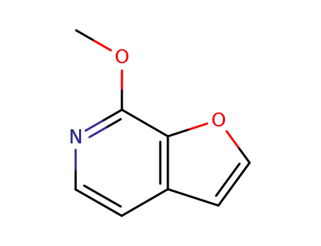 Molecular Structure of 117612-53-0 (Furo[2,3-c]pyridine, 7-methoxy- (9CI))