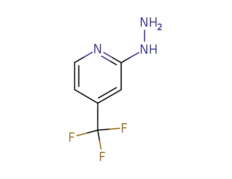 Molecular Structure of 89570-84-3 (2-Hydrazino-4-(trifluoromethyl)pyridine)