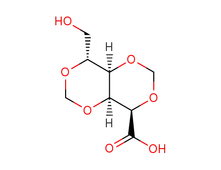 8-(hydroxymethyl)tetrahydro[1,3]dioxino[5,4-d][1,3]dioxine-4-carboxylic acid (non-preferred name)