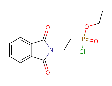 Molecular Structure of 78157-52-5 (Phosphonochloridic acid,
[2-(1,3-dihydro-1,3-dioxo-2H-isoindol-2-yl)ethyl]-, ethyl ester)