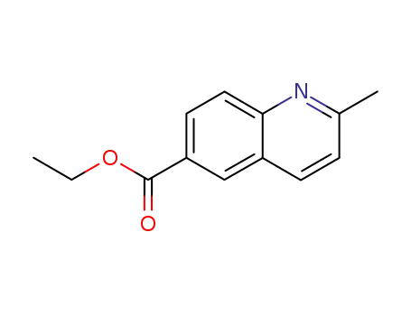 Molecular Structure of 855763-77-8 (ethyl2-methylquinoline-6-carboxylate)