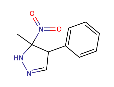 5-methyl-5-nitro-4-phenyl-4,5-dihydro-1<i>H</i>-pyrazole
