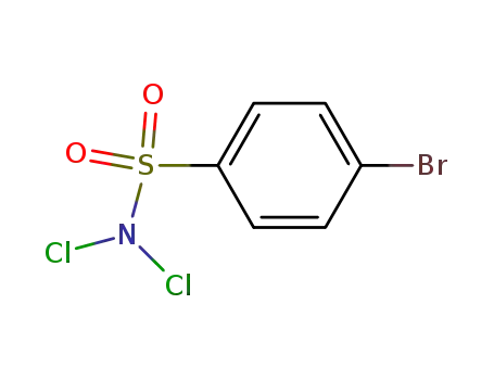 Molecular Structure of 1836-19-7 (4-bromo-N,N-dichlorobenzenesulfonamide)