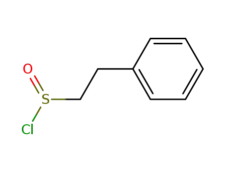 Molecular Structure of 89986-79-8 (Benzeneethanesulfinyl chloride)
