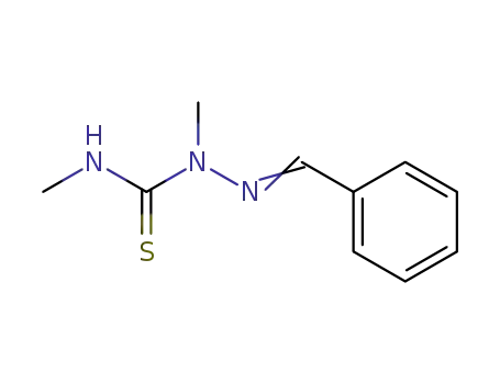 Molecular Structure of 4277-77-4 ((2E)-2-benzylidene-N,1-dimethylhydrazinecarbothioamide)