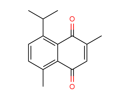 87018-26-6,stahlianthusone,5-Isopropyl-3,8-dimethyl-1,4-naphthoquinone;8-Isopropyl-2,5-dimethyl-1,4-naphthoquinone; Cadalenequinone; Stahlianthusone