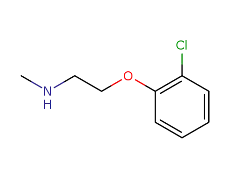 Molecular Structure of 70289-29-1 (Ethylamine, 2-(o-chlorophenoxy)-N-methyl-,)