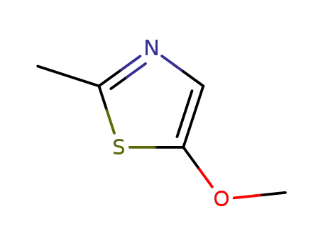 Molecular Structure of 38205-64-0 (2-Methyl-5-methoxythiazole)