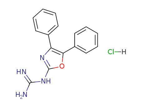 74550-95-1,Guanidine,(4,5-diphenyl-2-oxazolyl)-,monohydrochloride ,