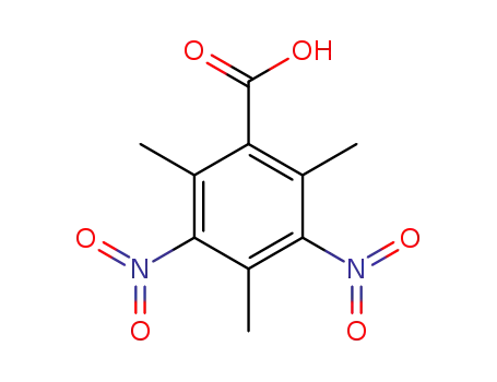 Molecular Structure of 55610-37-2 (2,4,6-trimethyl-3,5-dinitrobenzoic acid)