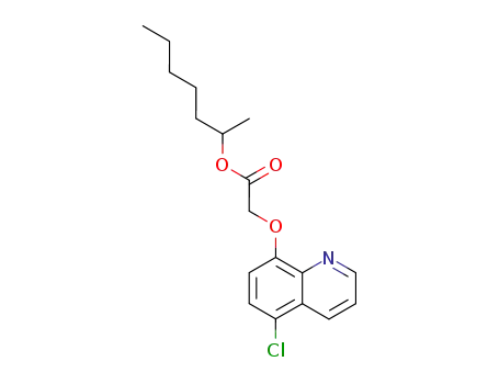 Molecular Structure of 99607-70-2 (Cloquintocet-mexyl)