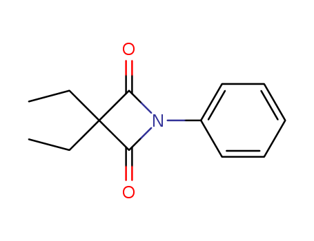 15745-94-5,3,3-diethyl-1-phenylazetidine-2,4-dione,Malonimide,2,2-diethyl-N-phenyl- (6CI,8CI); N-Phenyl-3,3-diethyl-azetidine-2,4-dione