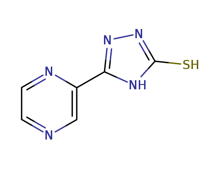 3H-1,2,4-Triazole-3-thione, 1,2-dihydro-5-pyrazinyl-