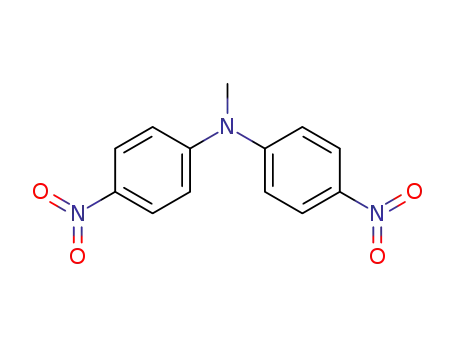 Molecular Structure of 16320-52-8 (Benzenamine, N-methyl-4-nitro-N-(4-nitrophenyl)-)