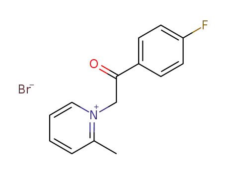 Molecular Structure of 366-61-0 (1-(4-fluorophenyl)-2-(2-methylpyridin-1(2H)-yl)ethanone)