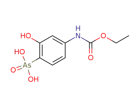 Molecular Structure of 6266-19-9 ({4-[(ethoxycarbonyl)amino]-2-hydroxyphenyl}arsonic acid)