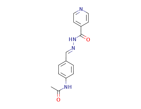 1158-41-4,4-Pyridinecarboxylicacid, 2-[[4-(acetylamino)phenyl]methylene]hydrazide,4-Pyridinecarboxylicacid, [[4-(acetylamino)phenyl]methylene]hydrazide (9CI); Isonicotinic acid,(p-acetamidobenzylidene)hydrazide (6CI,7CI,8CI); Acetanilide, 4'-formyl-,isonicotinoylhydrazone (6CI); Hydrazine,1-(p-acetamidobenzylidene)-2-isonicotinoyl- (6CI);1-(p-Acetamidobenzylidene)-2-isonicotinoylhydrazine; 4-Acetamidobenzaldehyde isonicotinoylhydrazone;Hiperdrazida; INGA 17; INHA; INHA 17; INKhA 17; Isoida 17; PABIG;p-Acetamidobenzaldehyde isonicotinoylhydrazone