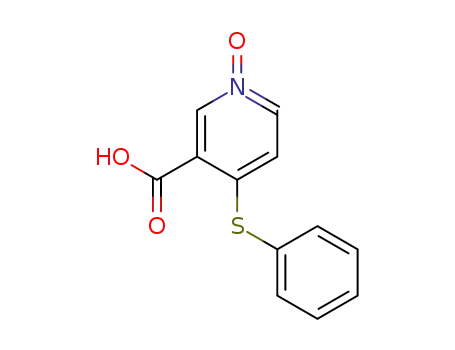 3-Pyridinecarboxylic acid, 4-(phenylthio)-, 1-oxide